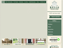 Tablet Screenshot of kellswindows.com